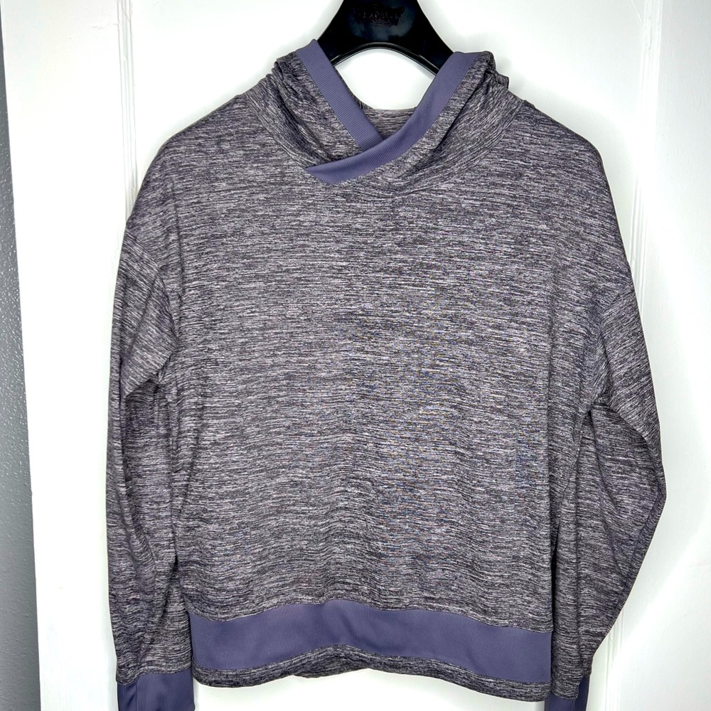 Melange Long Sleeve Hoodie. Women’s size Small.